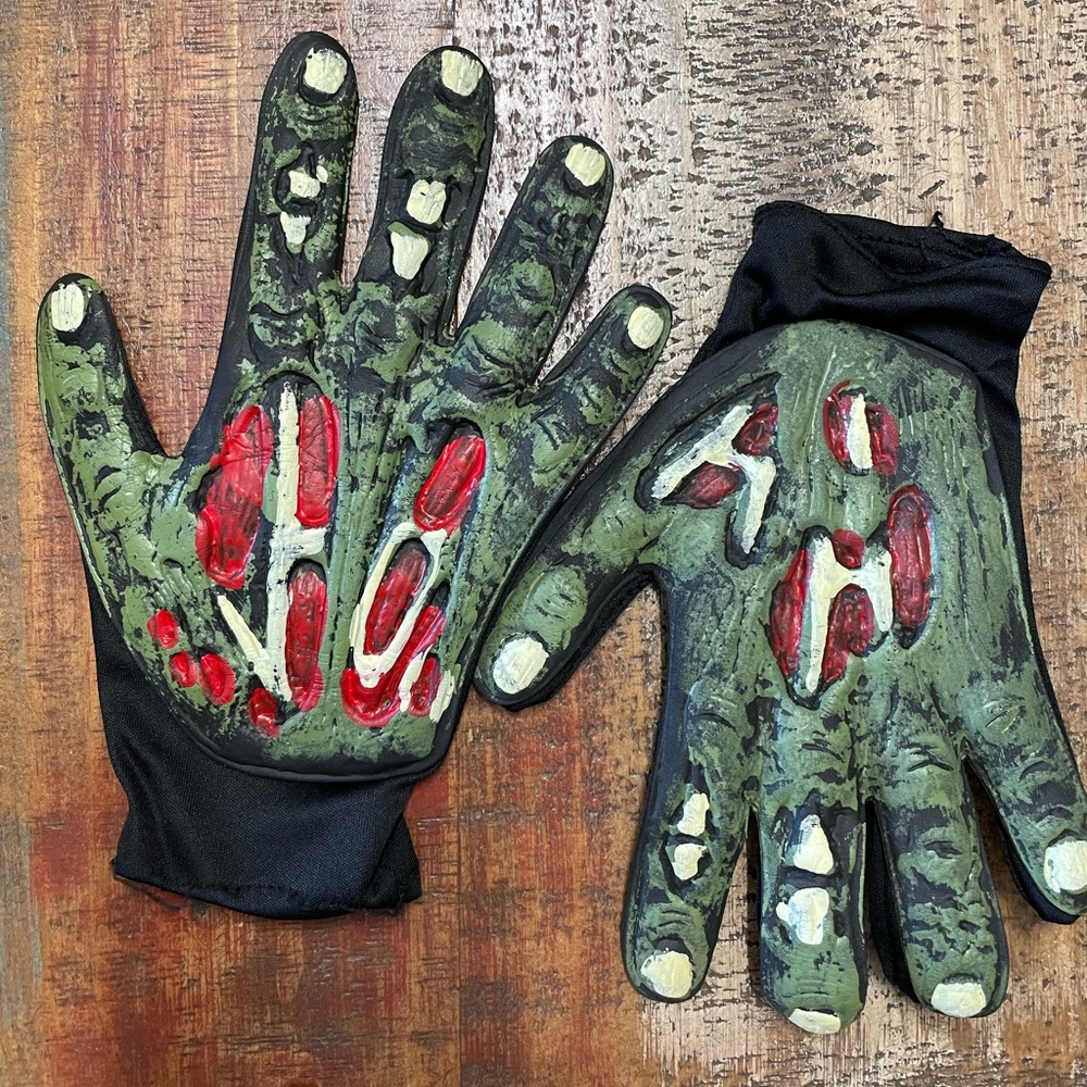 Spooktacular Creations Kids Zombie Costume - Green and Brown - Picture 4 of 7